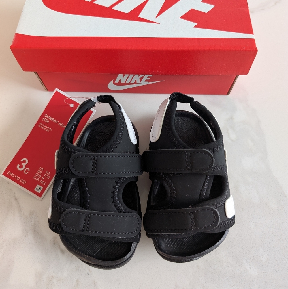 Nike Black Kids Sandals